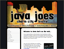 Tablet Screenshot of javajoesbaltimore.com